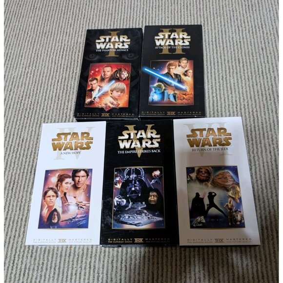 Star Wars VHS Prequel And Original Trilogy - Episode 1-2, 4-6 - Picture 5 of 7